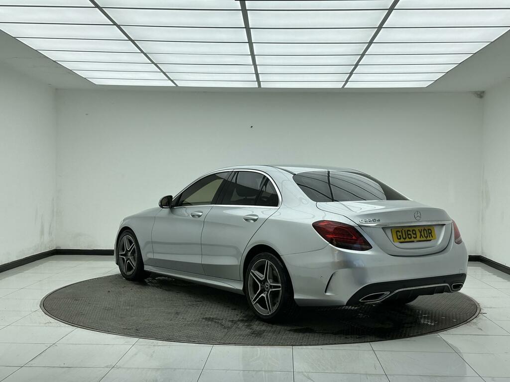 Mercedes-Benz C Class 2.0 C220d Amg Line Premium Saloon G-t GU69XOR Silver #5
