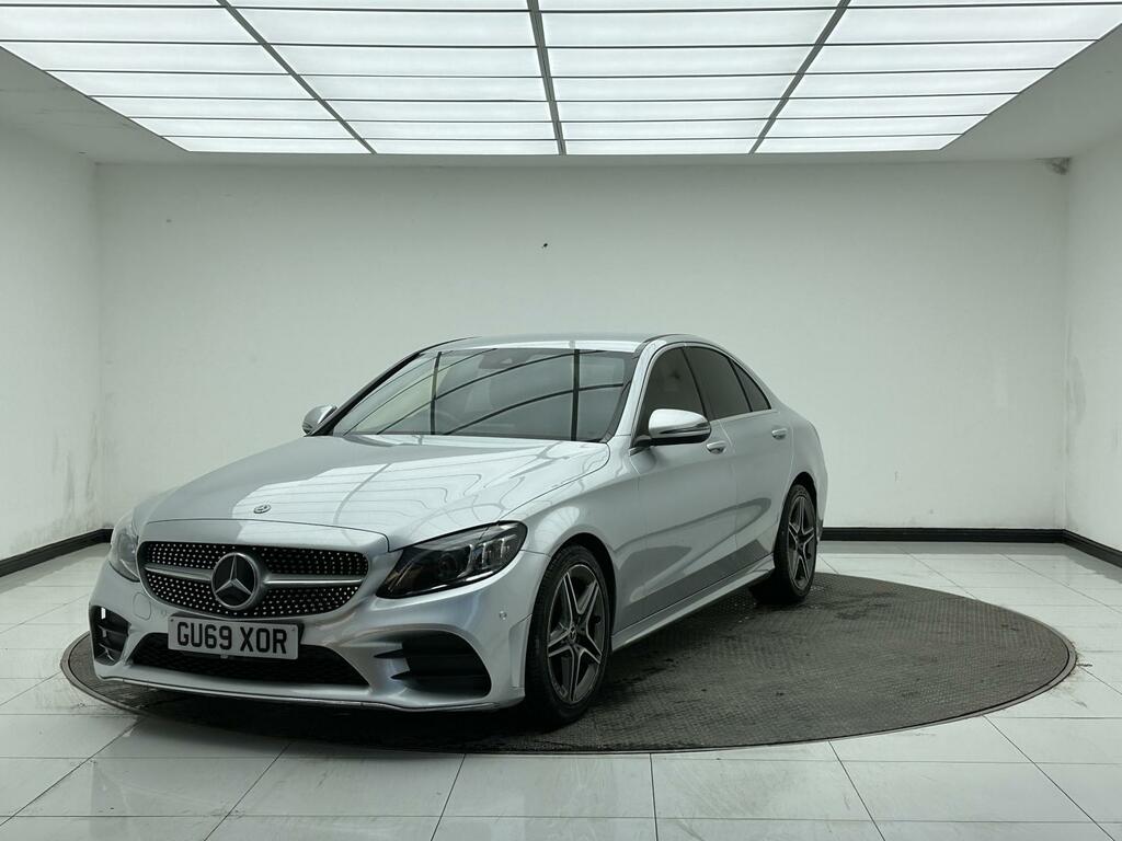 Mercedes-Benz C Class 2.0 C220d Amg Line Premium Saloon G-t GU69XOR Silver #3