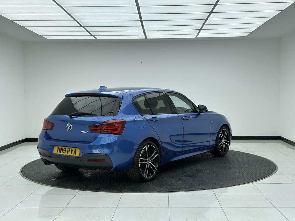 BMW 1 Series 1.5 116D M Sport Shadow Edition Hatchback Dies VN19PYA Blue #5