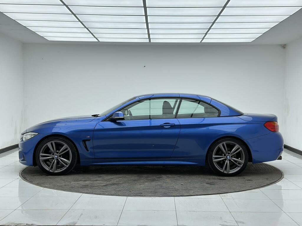 BMW 4 Series 2.0 420D M Sport Convertible Euro YL14BVN Blue #5