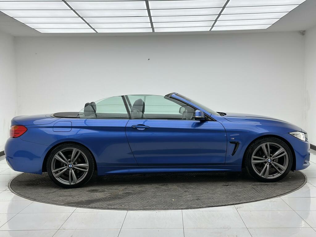 BMW 4 Series 2.0 420D M Sport Convertible Euro YL14BVN Blue #2