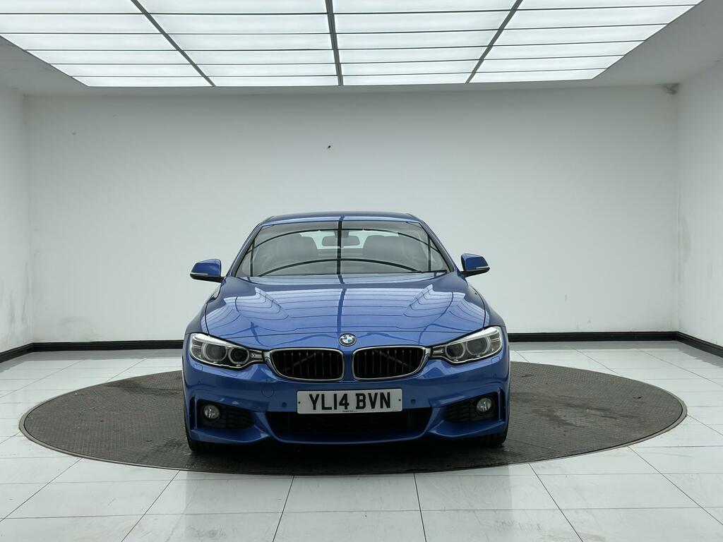 BMW 4 Series 2.0 420D M Sport Convertible Euro YL14BVN Blue #3