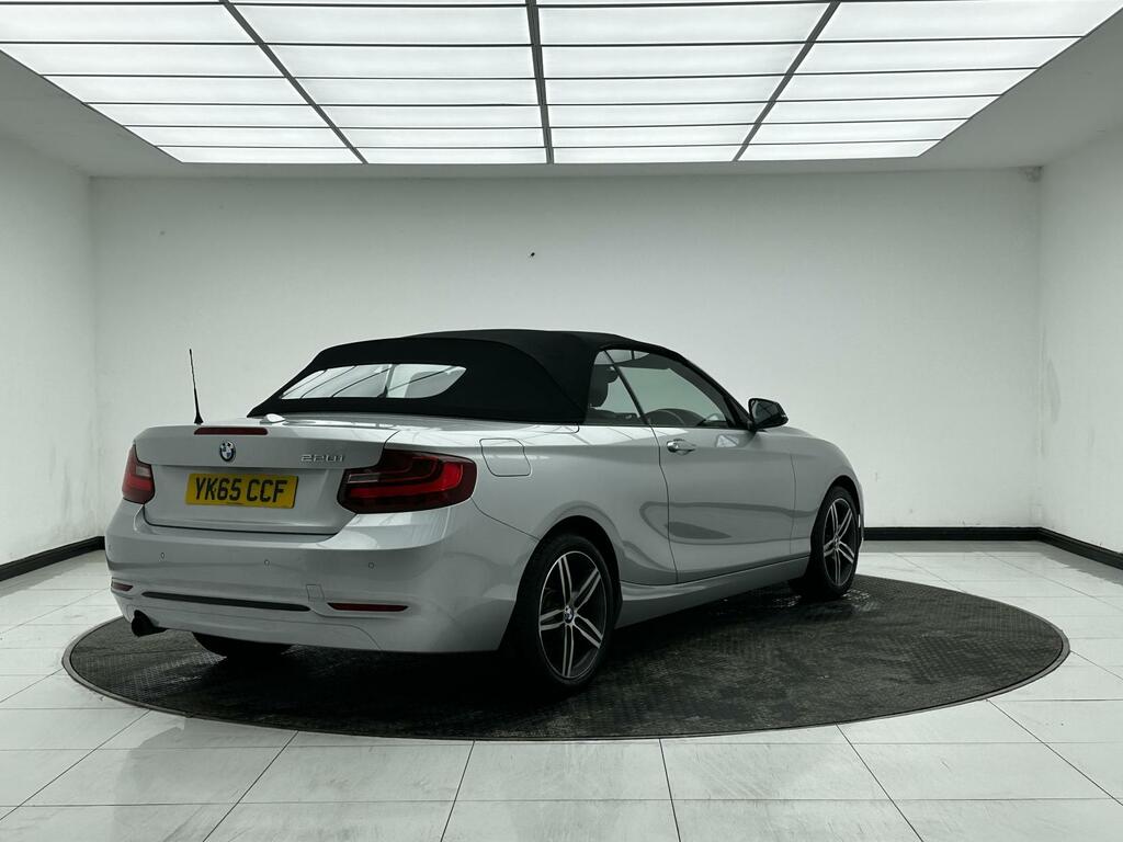 BMW 2 Series 2.0 220I Sport Convertible Euro 6 Silver #3