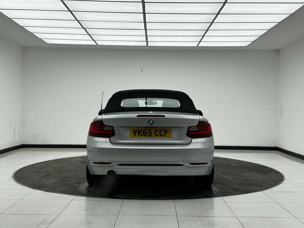 BMW 2 Series 2.0 220I Sport Convertible Euro 6 Silver #4