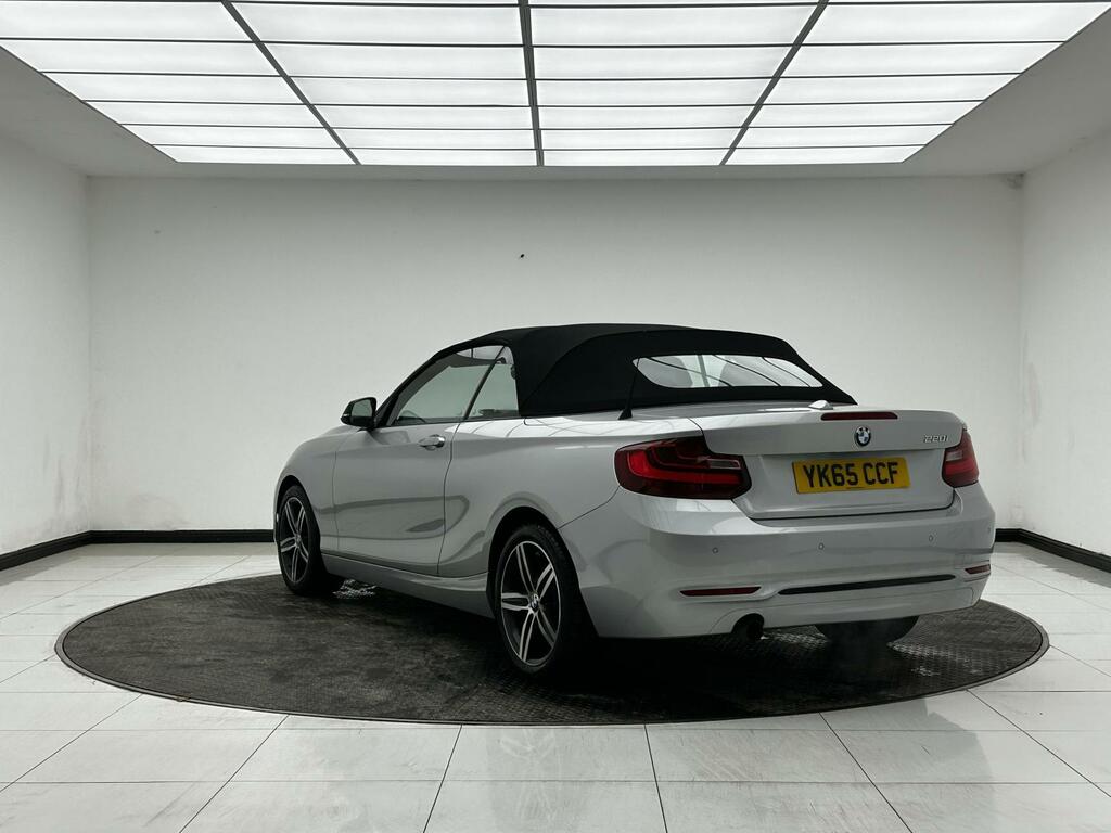 BMW 2 Series 2.0 220I Sport Convertible Euro 6 Silver #5