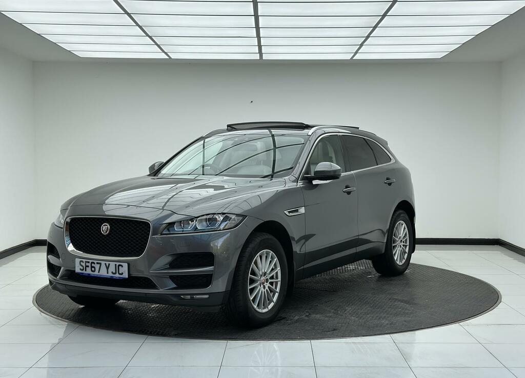 Jaguar F-Pace 2.0 D180 Portfolio Suv Awd Euro 6 SF67YJC Grey #3
