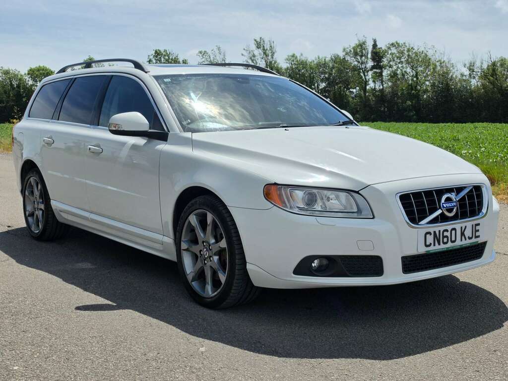 Volvo V70 2.5T Se Lux Geartronic Euro 5 White #4