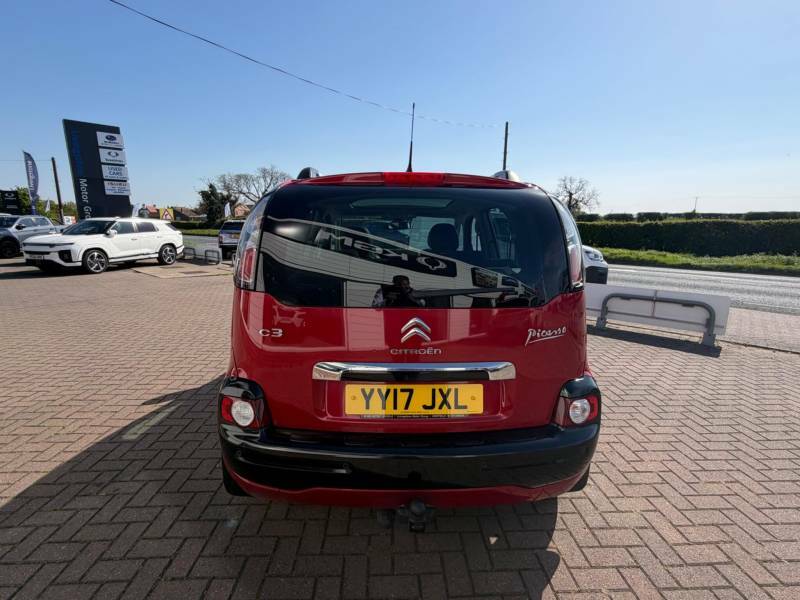 Citroen C3 Picasso 1.6 Bluehdi Platinum Euro 6 - 2017 17 YY17JXL Red #4