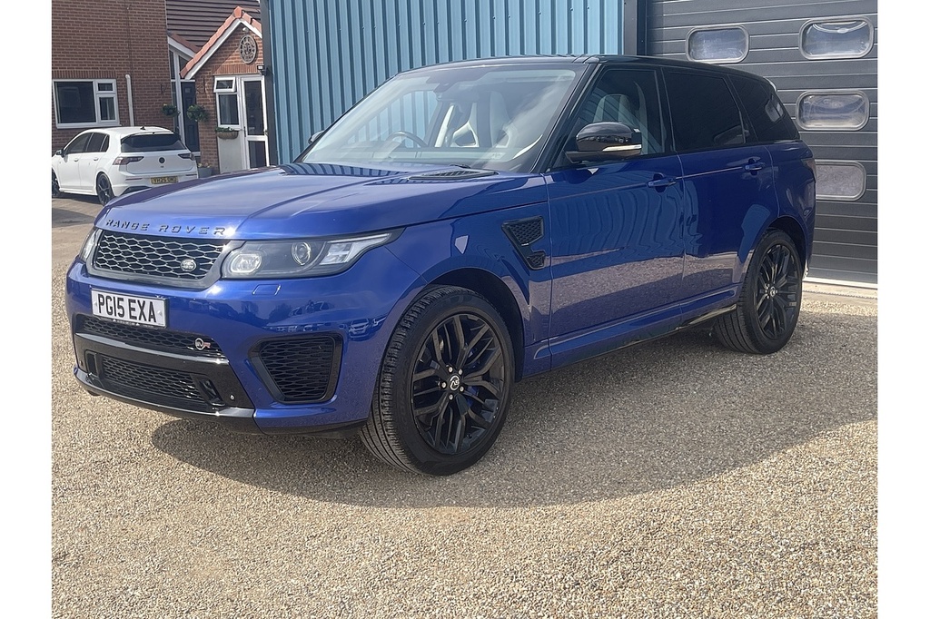 Land Rover Range Rover Sport V8 Svr U2556 Ulez PG15EXA Blue #3