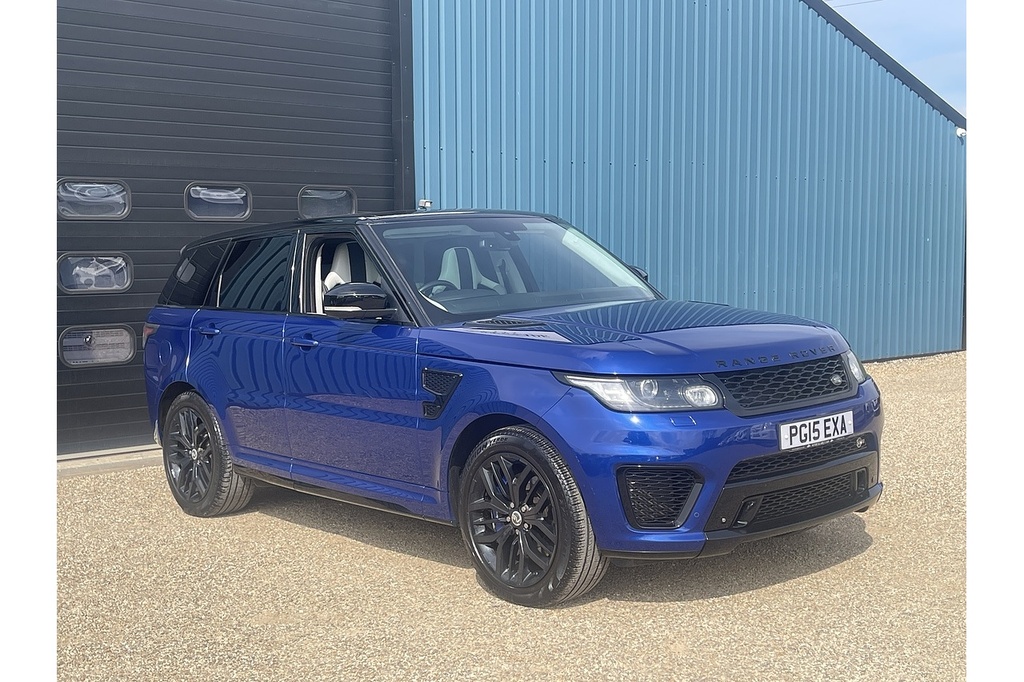 Land Rover Range Rover Sport V8 Svr U2556 Ulez Blue