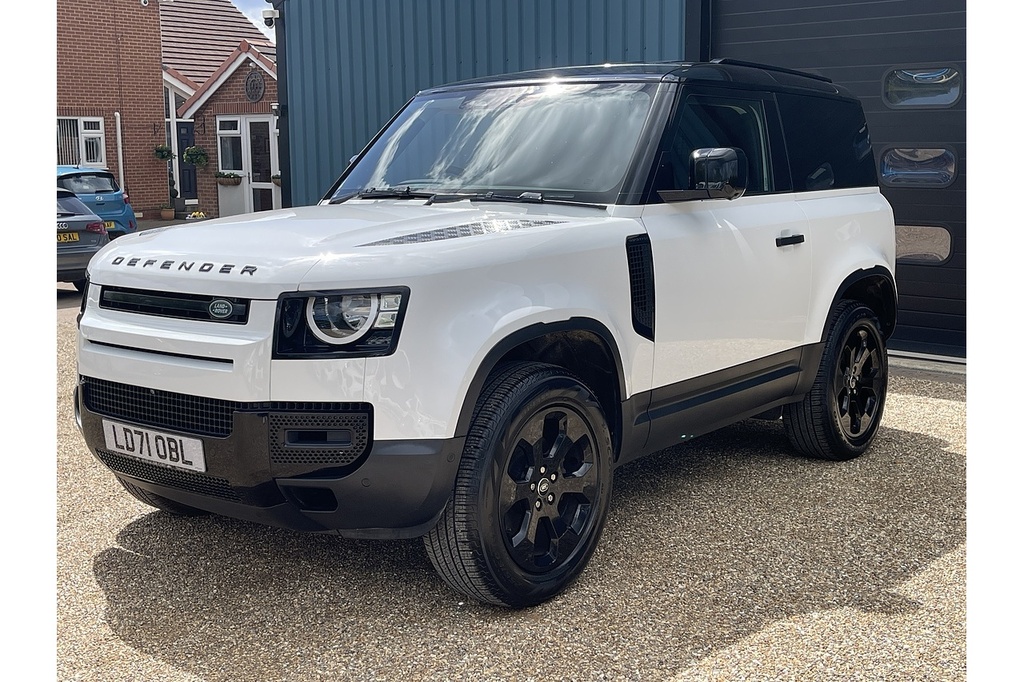 Land Rover Defender 90 D200 Mhev 2021 U2558 Ulez LD71OBL White #3