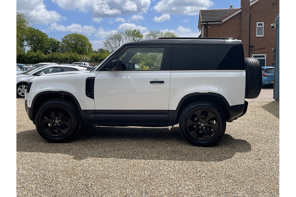 Land Rover Defender 90 D200 Mhev 2021 U2558 Ulez LD71OBL White #4