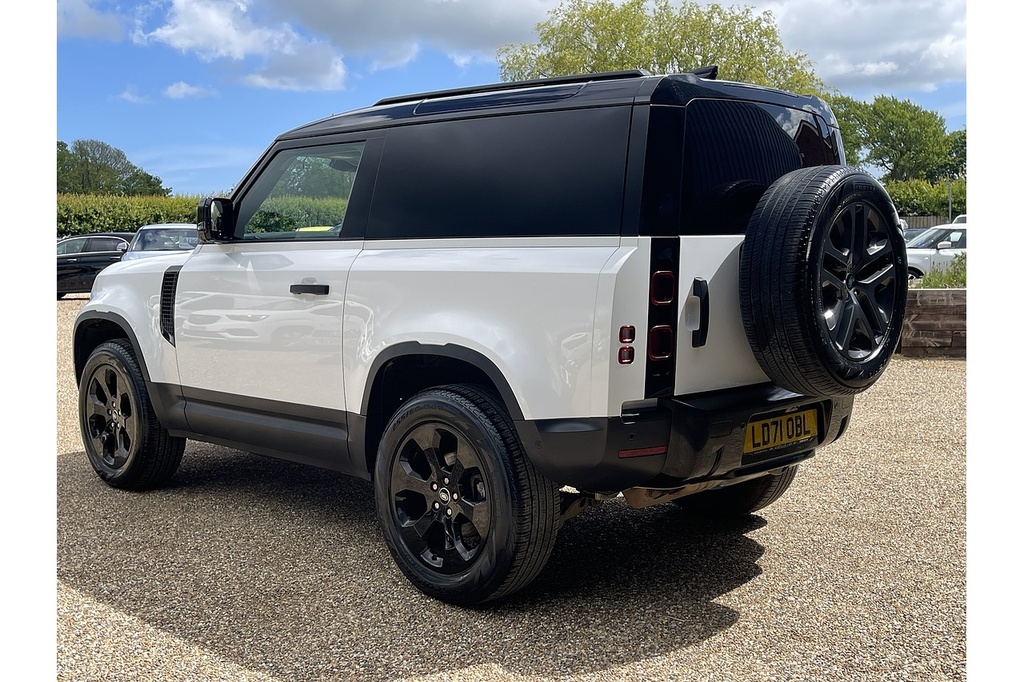 Land Rover Defender 90 D200 Mhev 2021 U2558 Ulez LD71OBL White #5