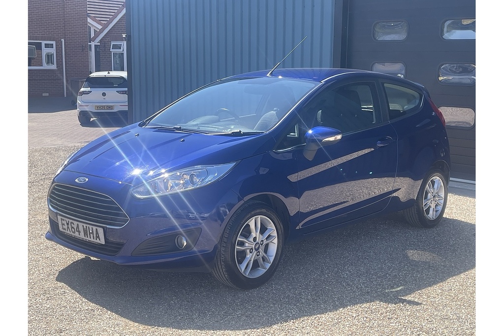 Ford Fiesta Zetec 2014 U2532 Ulez EX64WHA Blue #3