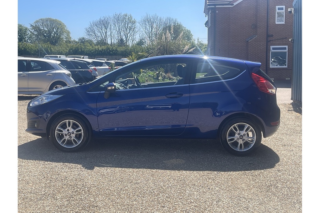 Ford Fiesta Zetec 2014 U2532 Ulez EX64WHA Blue #4
