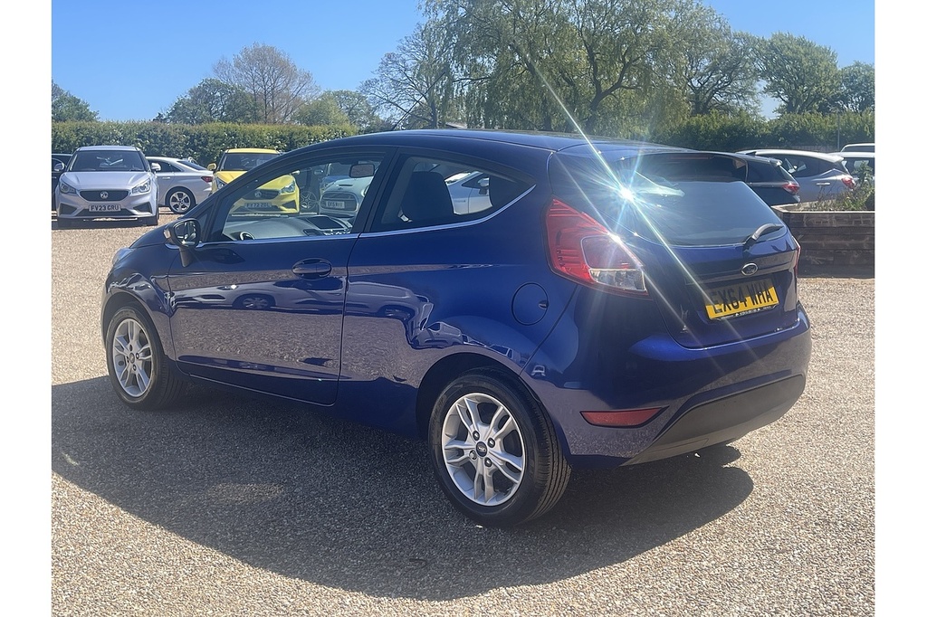 Ford Fiesta Zetec 2014 U2532 Ulez EX64WHA Blue #5