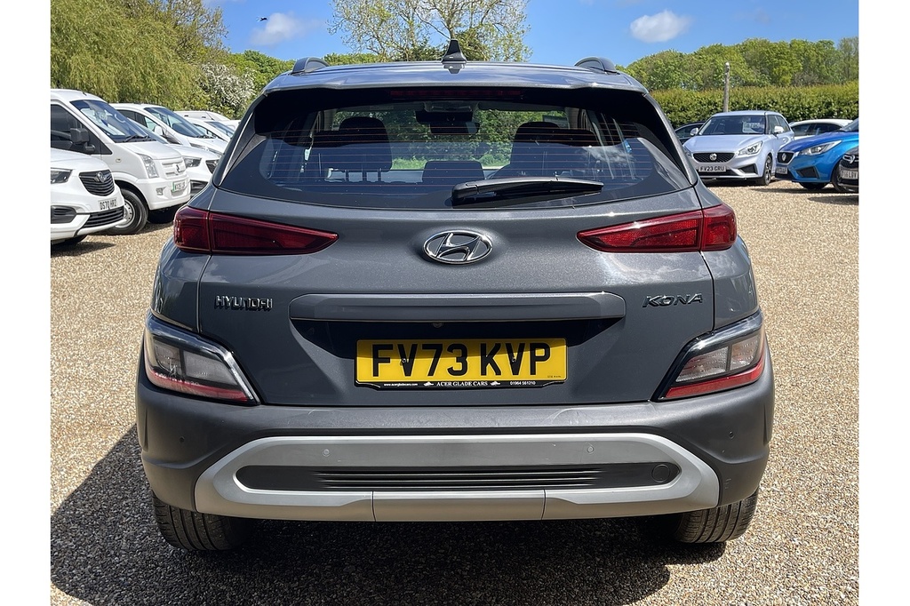 Hyundai Kona T-gdi Mhev Se Connect 2023 U2564 Ulez FV73KVP Grey #6