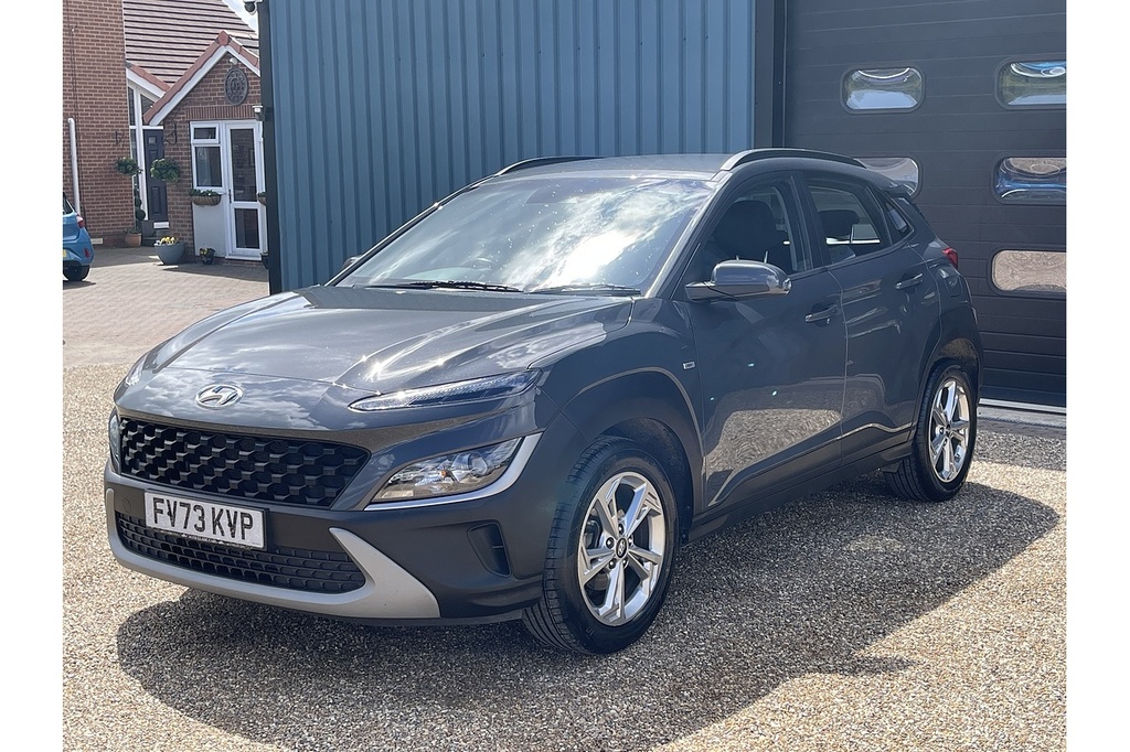 Hyundai Kona T-gdi Mhev Se Connect 2023 U2564 Ulez FV73KVP Grey #3