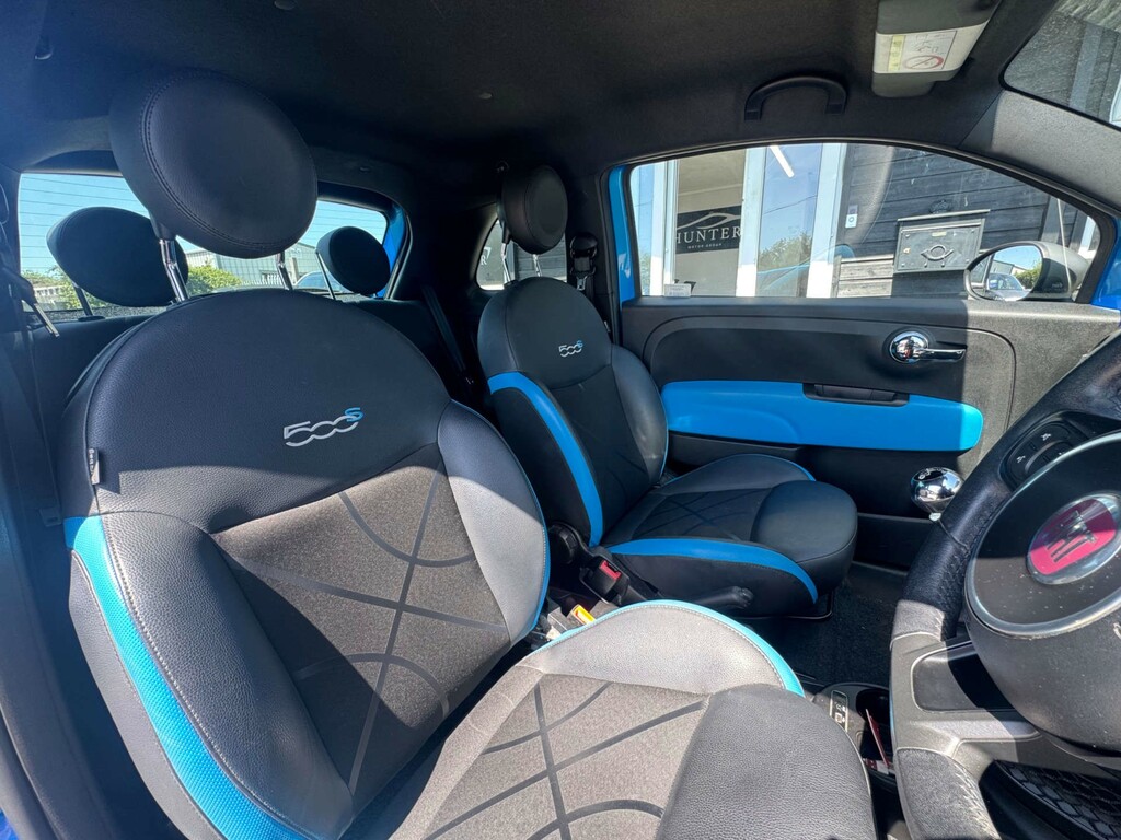Fiat 500 S BF67VUG Blue #2