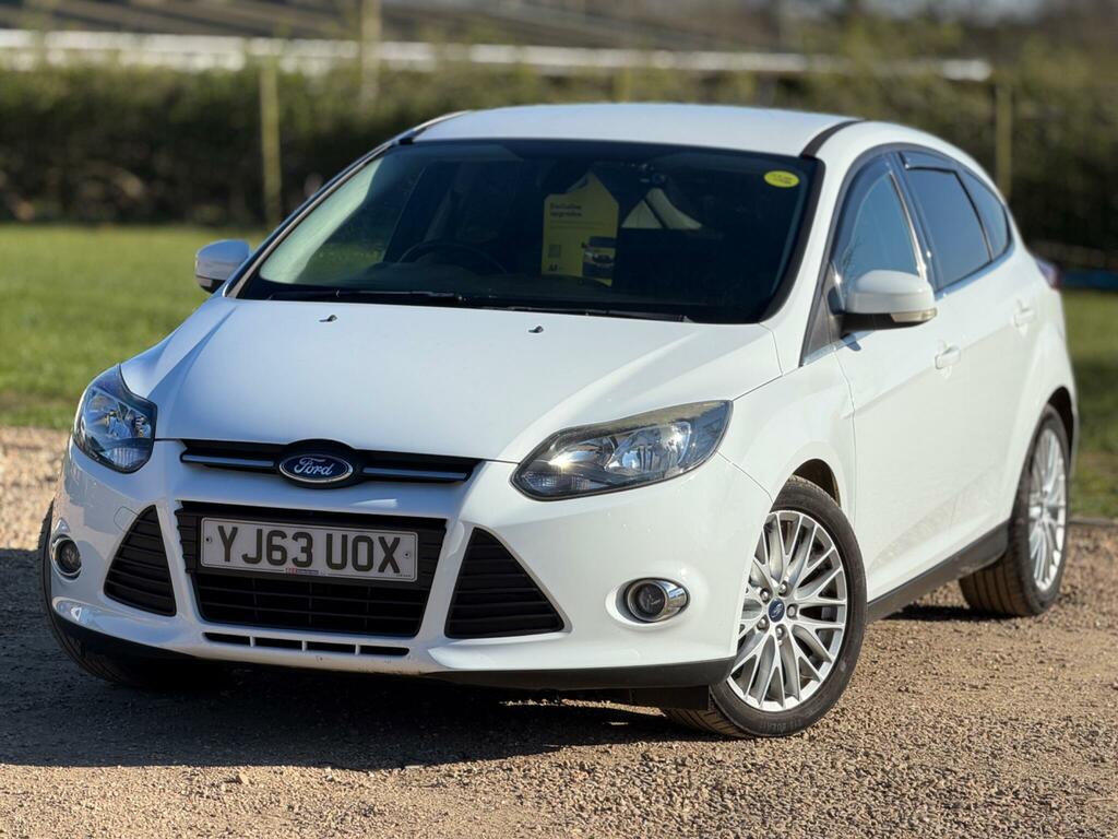 Ford Focus 1.6 Tdci Zetec Euro 5 Ss YJ63UOX White #3