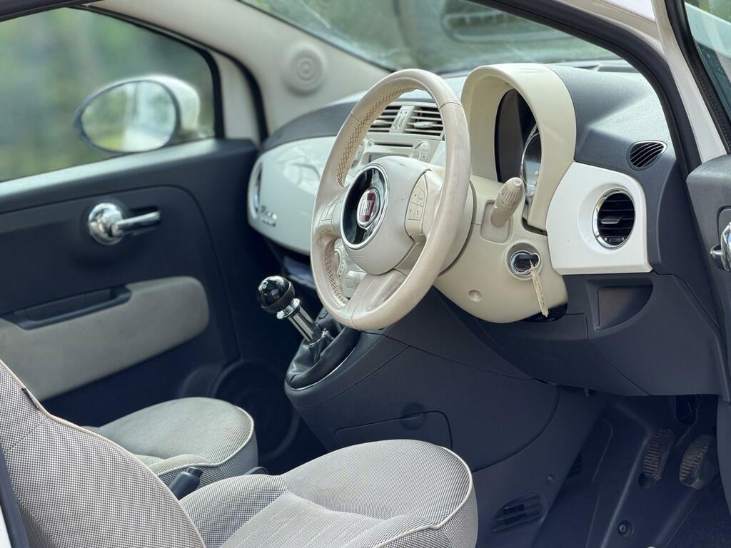 Fiat 500 1.2 Lounge Euro 5 Ss YP10CVM White #2