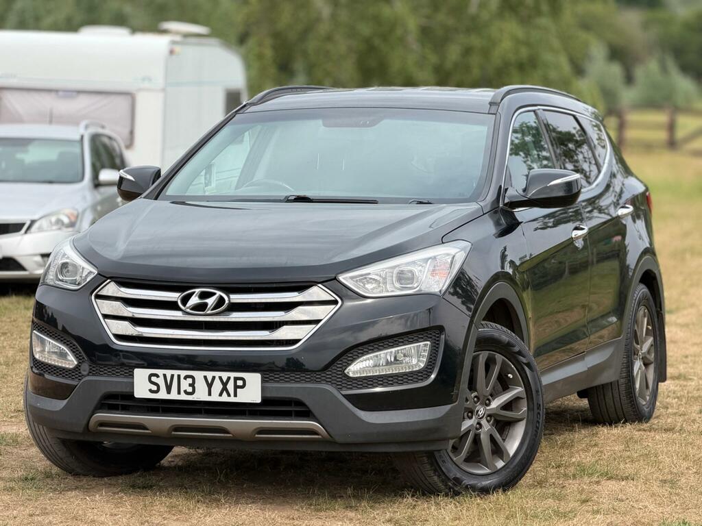 Hyundai Santa Fe 2.2 Crdi Premium 4Wd Euro 5 7 Seat Black #3
