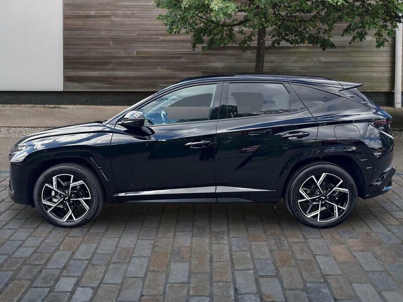Hyundai Tucson 1.6 T-gdi N Line S Suv Hybrid Euro CV26TKD Black #4