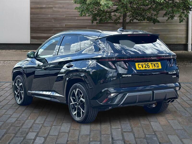 Hyundai Tucson 1.6 T-gdi N Line S Suv Hybrid Euro CV26TKD Black #5
