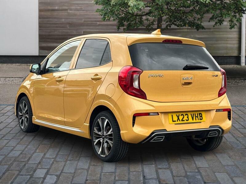 Kia Picanto 1.0 Dpi Gt-line Hatchback Euro 6 LX23VHB Yellow #3