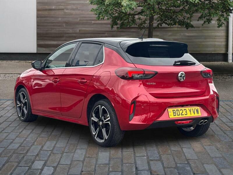 Vauxhall Corsa 1.2 Turbo Ultimate Hatchback Euro BD23YVW Red #3