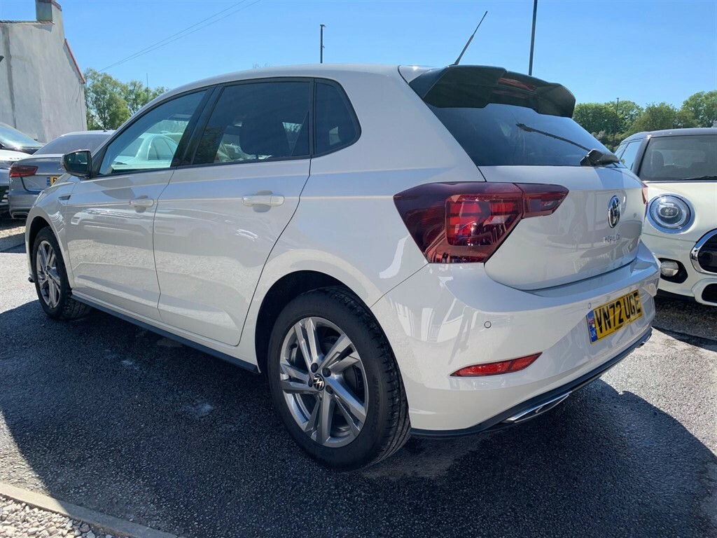 Volkswagen Polo 1.0 Tsi R-line Dsg Euro 6 Ss VN72UGE Grey #5