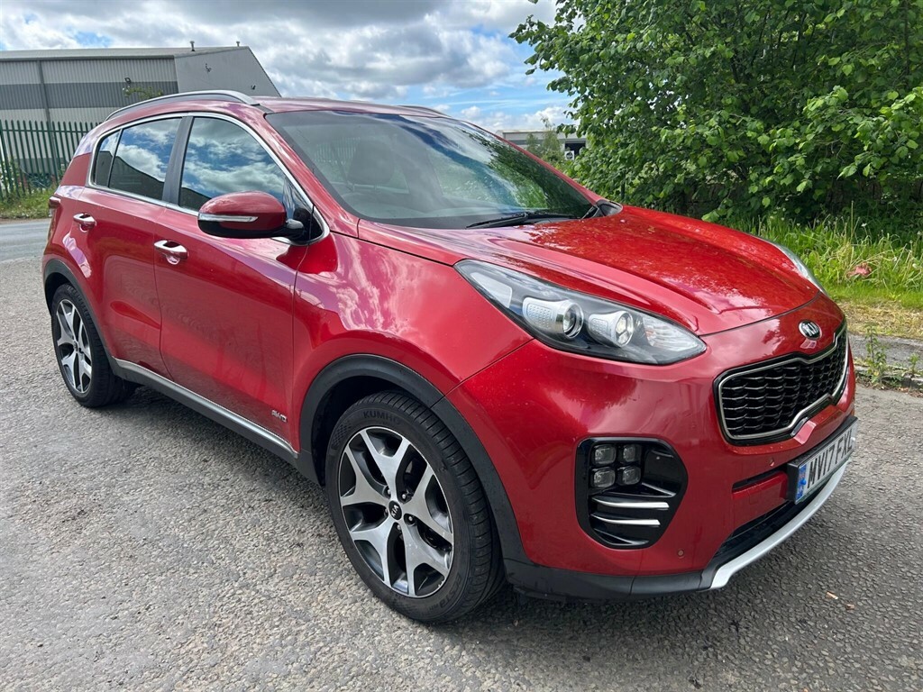 Kia Sportage 2.0 Crdi Gt-line Awd Euro 6 Red