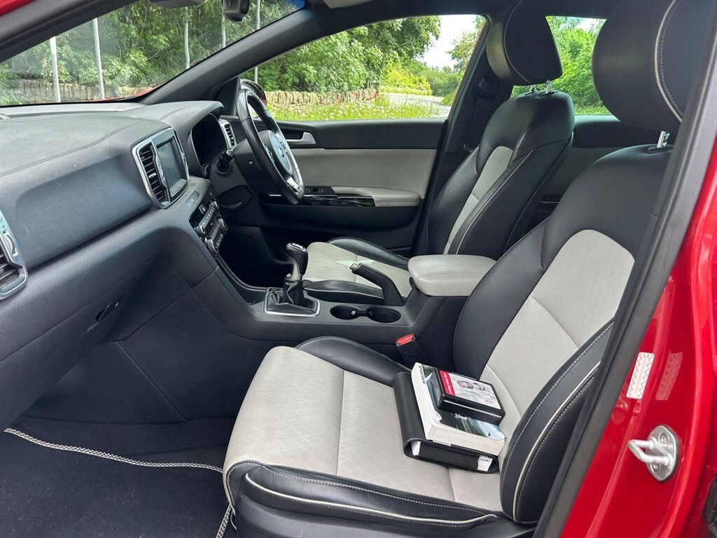 Kia Sportage 2.0 Crdi Gt-line Awd Euro 6 MV17FXL Red #3