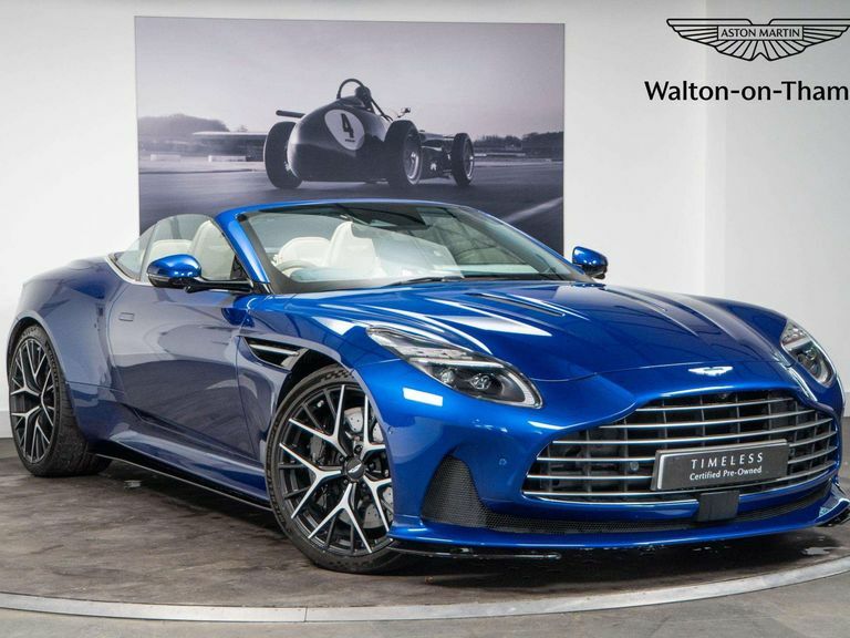 Aston Martin DB12 4.0 V8 Volante Euro 6 Ss Blue