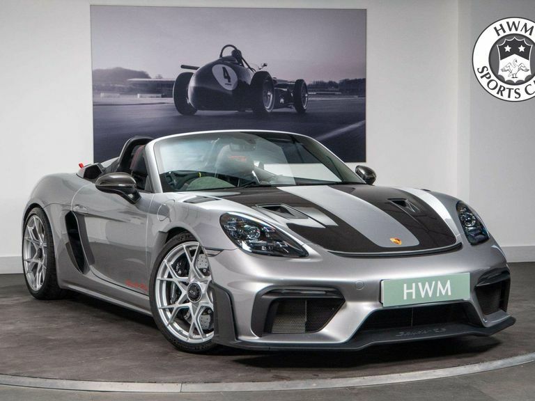 Porsche 718 Spyder 4.0 Rs Spyder Pdk Euro 6 Ss 500 Ps Silver