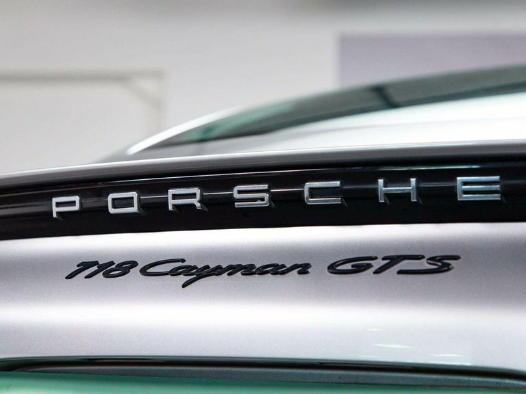 Porsche 718 Coupe Blue #22