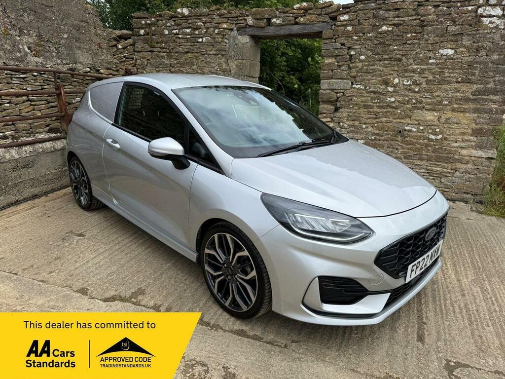 Ford Fiesta Car Derived Van 1.0T Ecoboost Mhev Sport Euro 6 S Silver