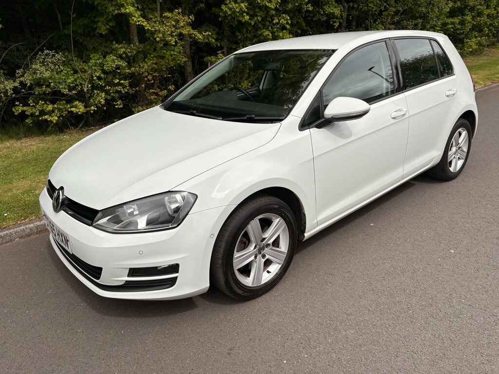 Volkswagen Golf 1.6 Tdi Bluemotion Tech Match Hatchback White