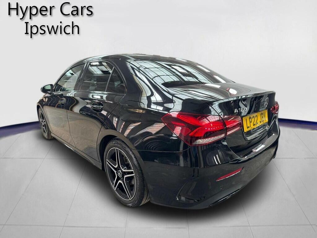 Mercedes-Benz A Class Saloon 1.3 A180 Amg Line Edition Executive 7G-dc LP22JBV Black #5