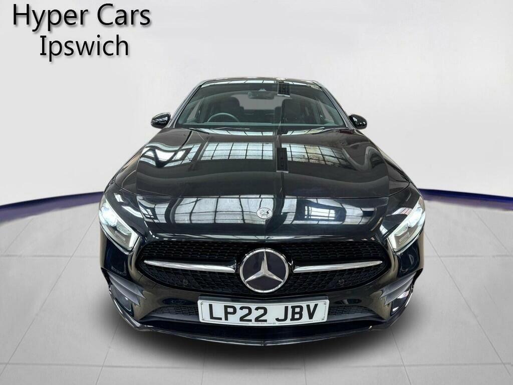 Mercedes-Benz A Class Saloon 1.3 A180 Amg Line Edition Executive 7G-dc LP22JBV Black #2