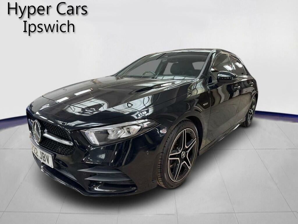 Mercedes-Benz A Class Saloon 1.3 A180 Amg Line Edition Executive 7G-dc LP22JBV Black #3