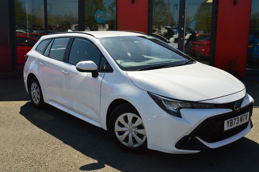 Toyota Corolla Vvt-h Car Derived Van YB73MTV White #2