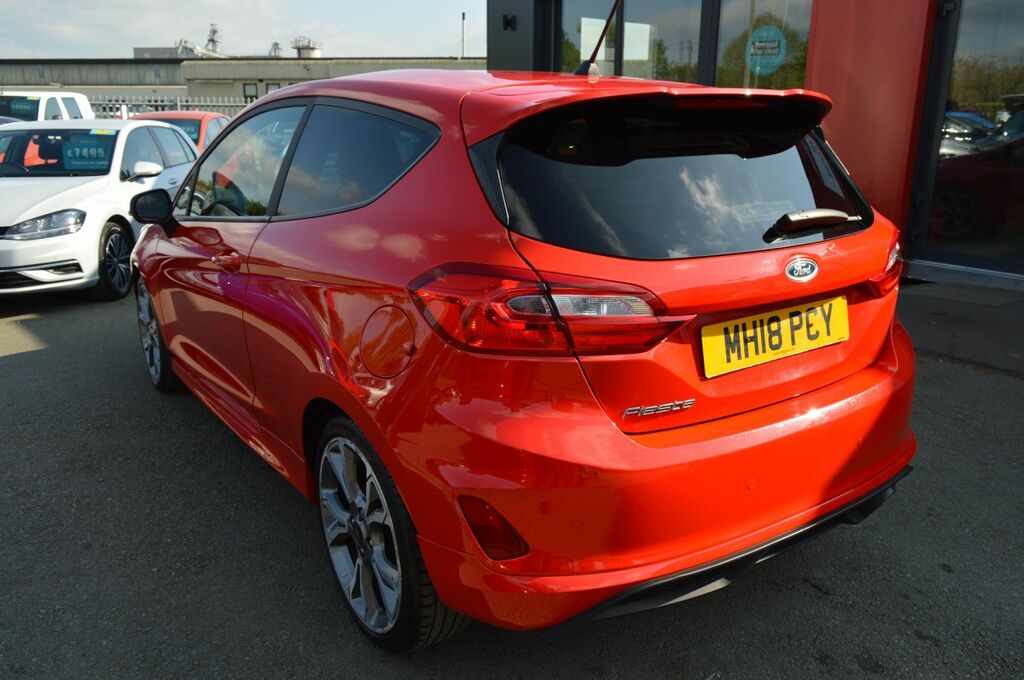 Ford Fiesta Ecoboost St-line Hatchback MH18PCY Red #6