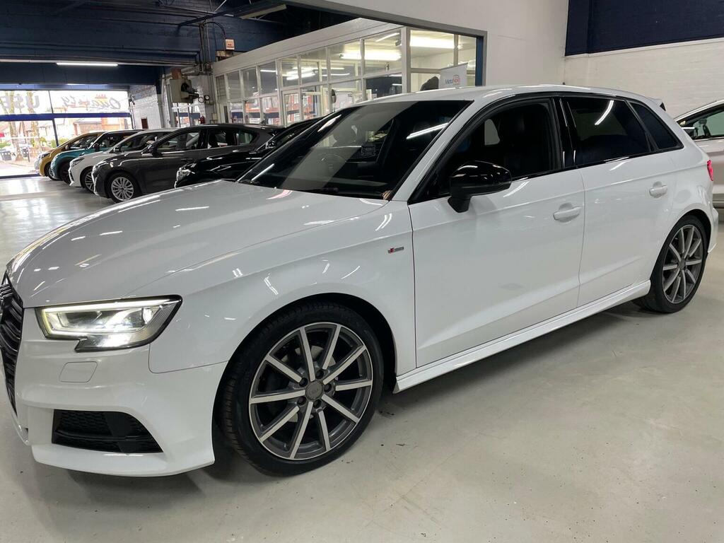 Audi A3 Hatchback 1.0 Tfsi 30 Black Edition Sportback Euro YF68POA White #3