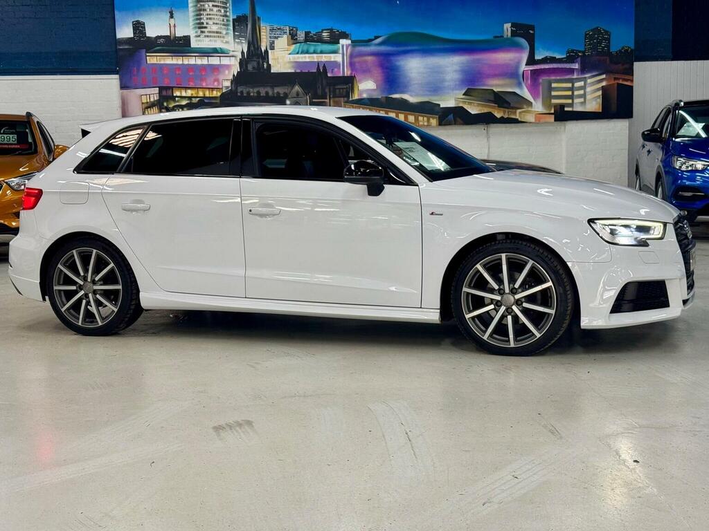 Audi A3 Hatchback 1.0 Tfsi 30 Black Edition Sportback Euro YF68POA White #2