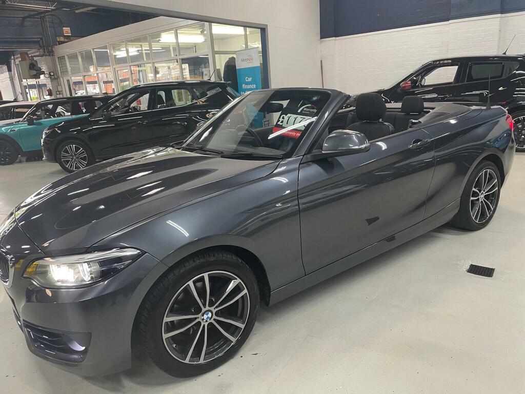 BMW 2 Series Convertible 2.0 218D Sport Euro 6 Ss 2018 Grey #3