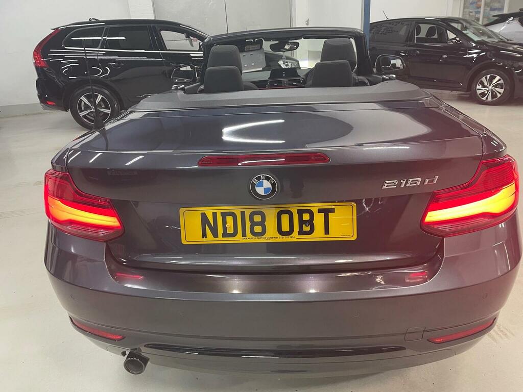 BMW 2 Series Convertible 2.0 218D Sport Euro 6 Ss 2018 Grey #6