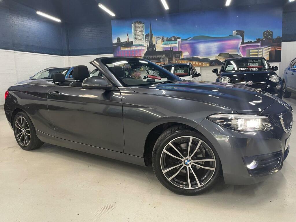 BMW 2 Series Convertible 2.0 218D Sport Euro 6 Ss 2018 Grey