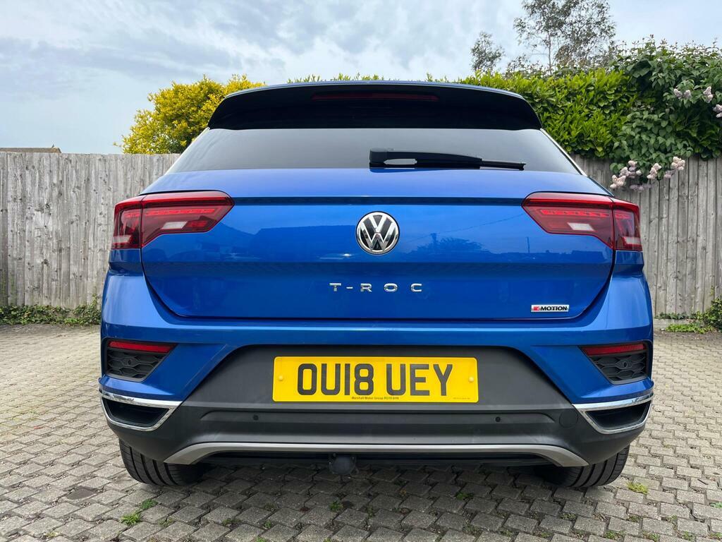 Volkswagen T-Roc 2.0 Tdi Sel 4Motion Euro 6 S S OU18UEY Blue #4