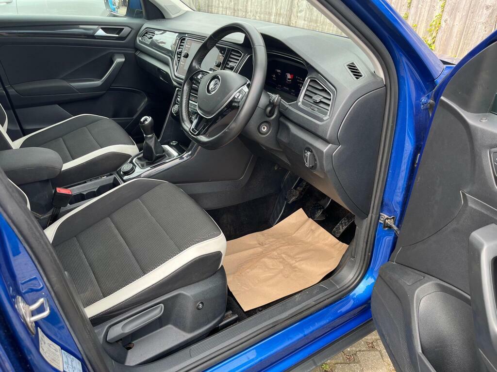 Volkswagen T-Roc 2.0 Tdi Sel 4Motion Euro 6 S S OU18UEY Blue #6